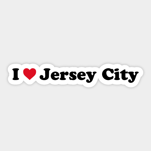 I Love Jersey City Sticker by Novel_Designs